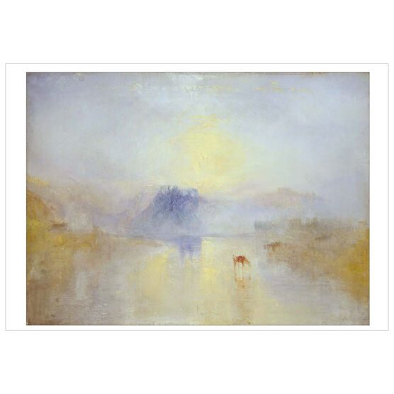 JMW Turner Norham Castle, Sunrise shelf print